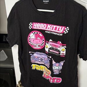 Old navy Hello Kitty and Friends men’s Black T-Shirt size large